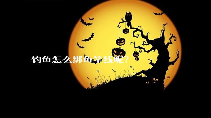 钓鱼怎么绑鱼竿线呢？