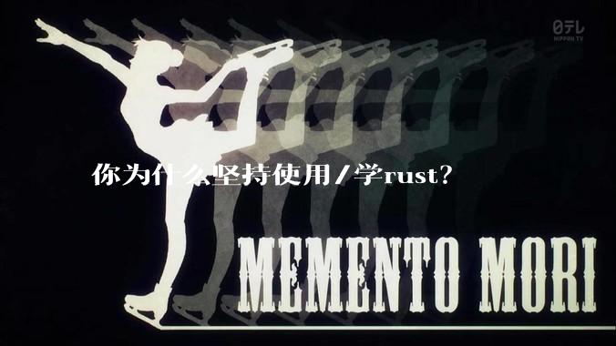 你为什么坚持使用/学rust？