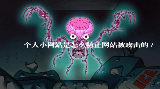 个人小网站是怎么防止网站被攻击的?