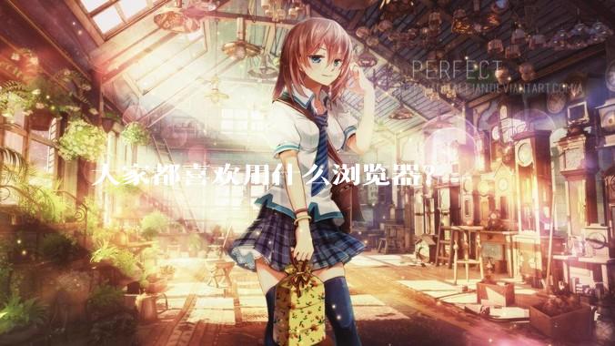 大家都喜欢用什么浏览器？